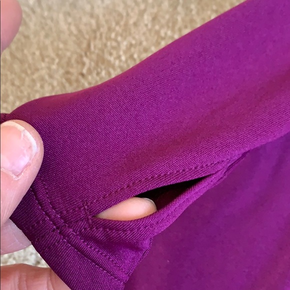DANSKIN NOW - Plum/purple color Long Sleeve top - Picture 3 of 3